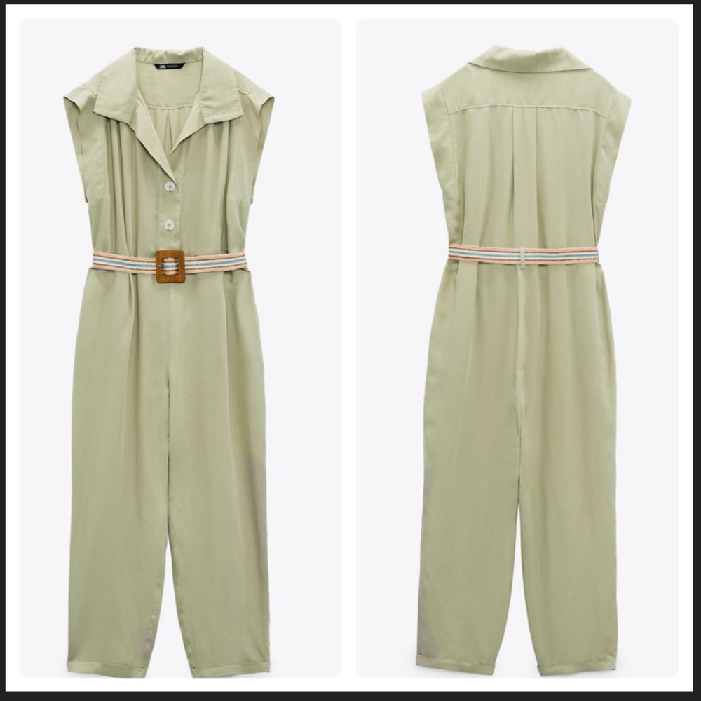 Zara belted jumpsuit